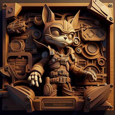 3D model Ratchet Clank Up Your Arsenal game (STL)
